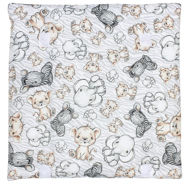 TupTam Baby Wickelauflage inkl. 2 Frotteebezüge ANK019, Farbe: Safari, Grösse: 70 x 70 cm Safari 70