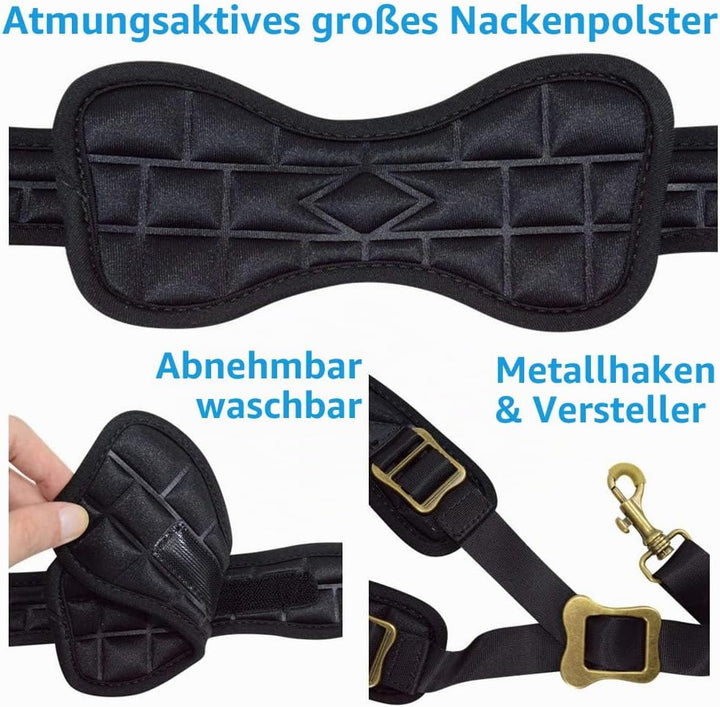 adorence Gepolstertes Saxophon-Umhängeband – bequemer Saxophongurt mit atmungsaktivem, abnehmbarem u