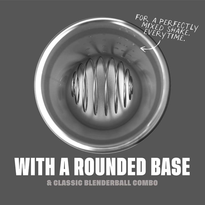 BlenderBottle Strada - Edelstahl Trinkflasche, Thermoflasche mit BlenderBall, Protein Shaker und Fit