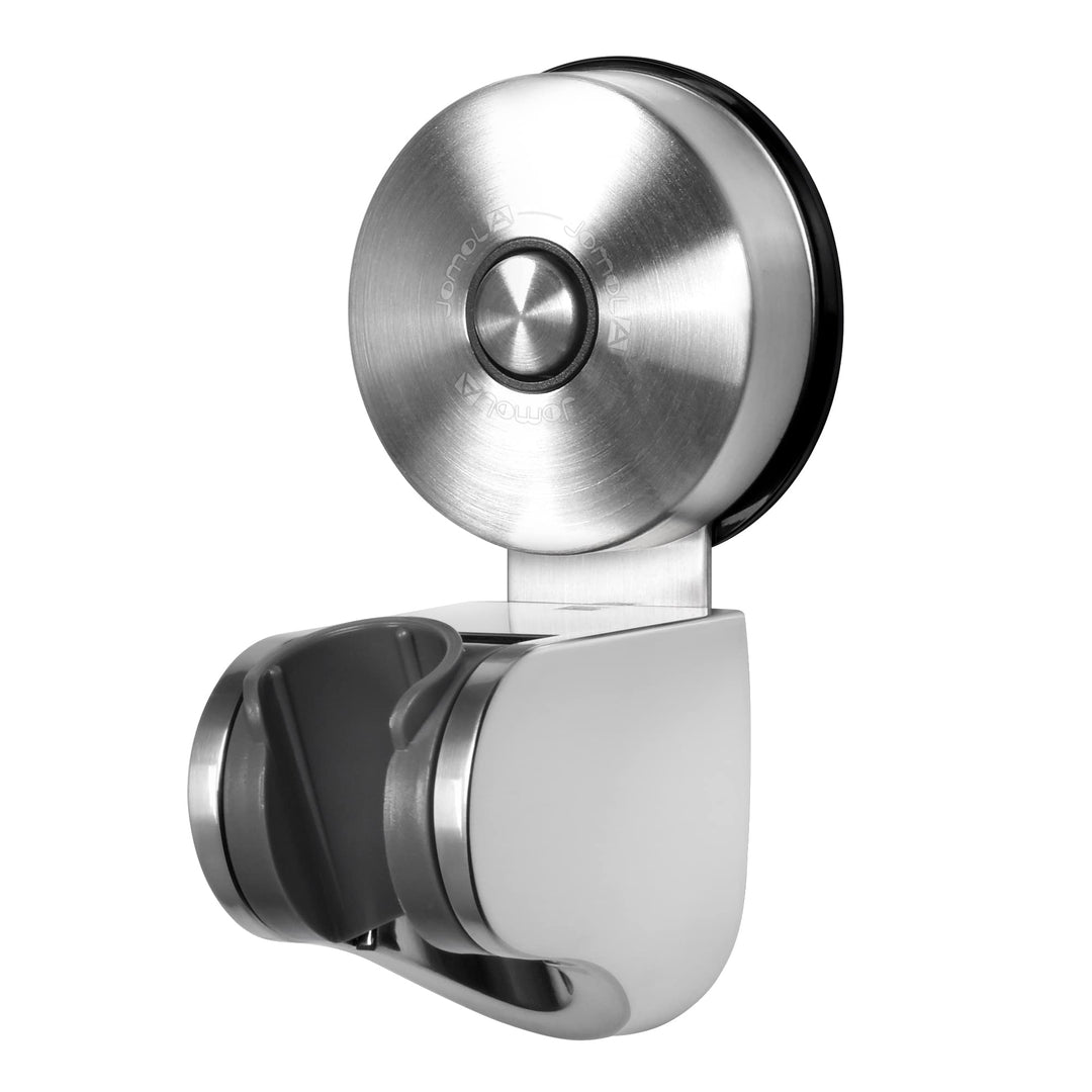 JOMOLA Duschkopfhalterung Ohne Bohren 4 Winkel Verstellbarer Handbrause Halterung Vakuum Saugnapf Du