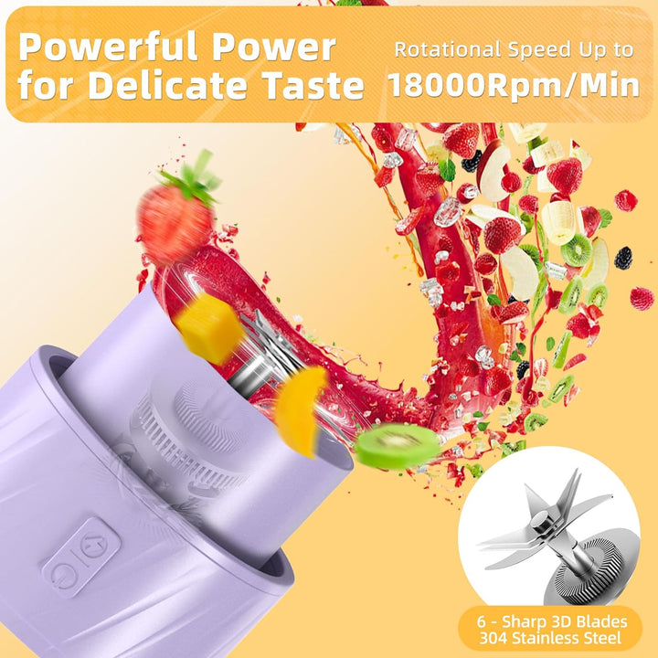 Mixer Smoothie Maker, Smoothie Mixer Klein, Mini Tragbarer Blender, Tragbarer Mixers USB, Smoothie-M