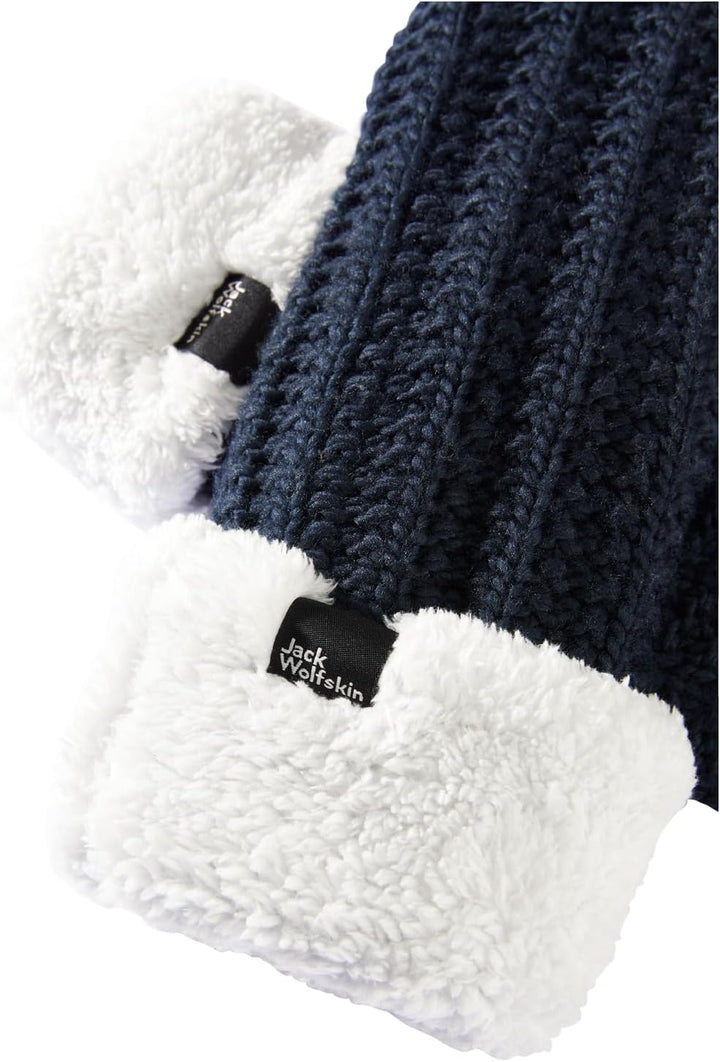 Jack Wolfskin Damen Highloft Knit Mitten W Handschuh S night blue, S night blue