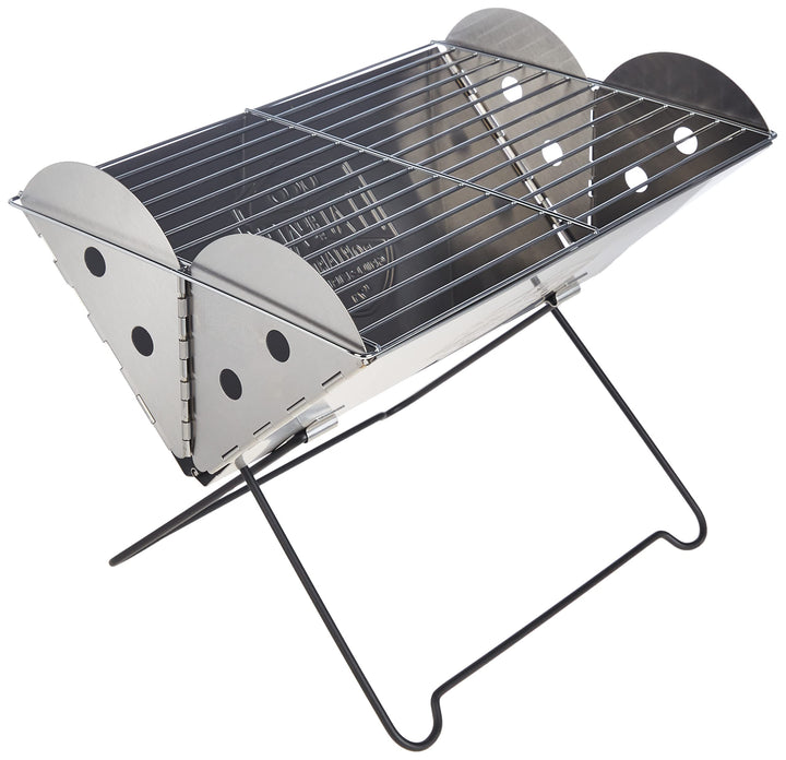 UCO Flatpack Large - Tragbarer Grill und Feuerstelle aus Edelstahl