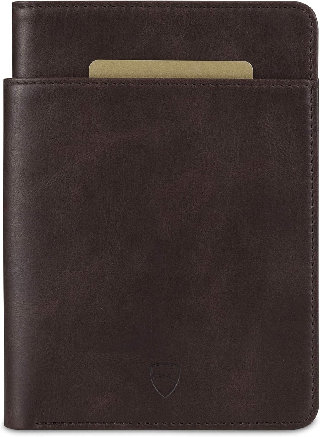 Vaultskin Kensington Reisepasshülle aus Leder mit RFID-Schutz (Braun), Braun