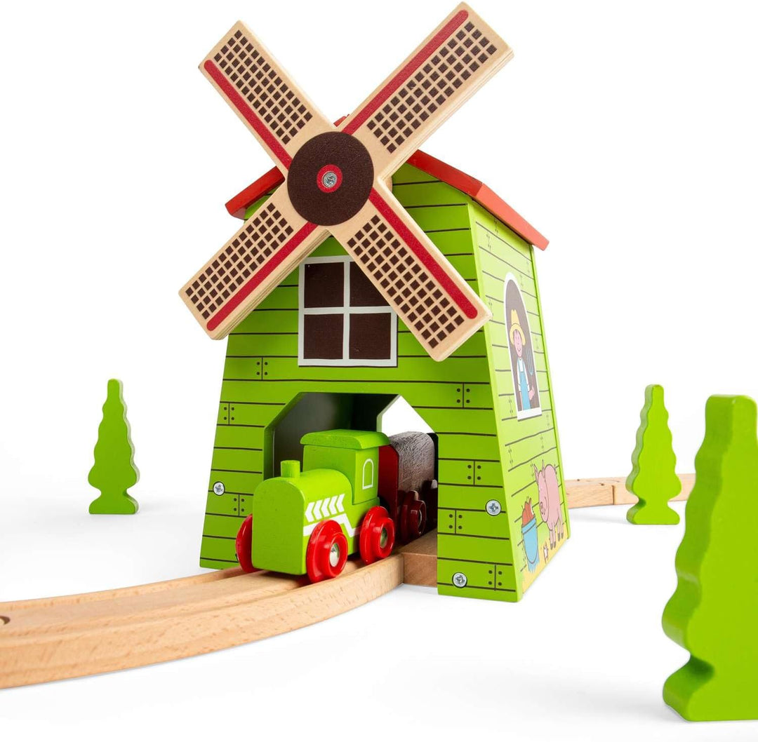 Bigjigs Rail Ländliche Windmühle
