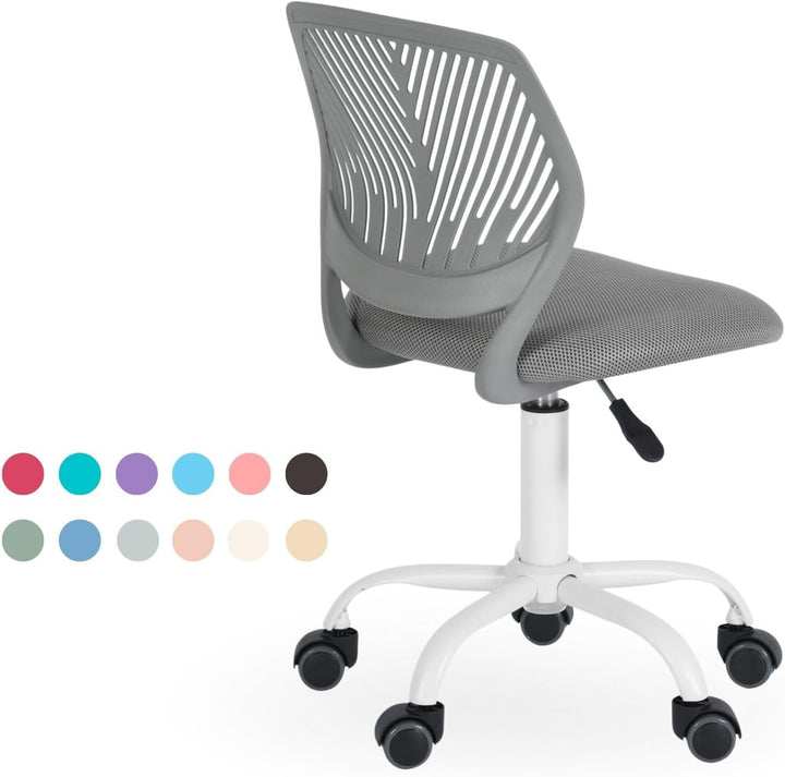 FurnitureR Bügelhocker ergonomisch, höhenverstellbar, ohne Armlehnen, Netzrückenlehne, Sitzfläche 38