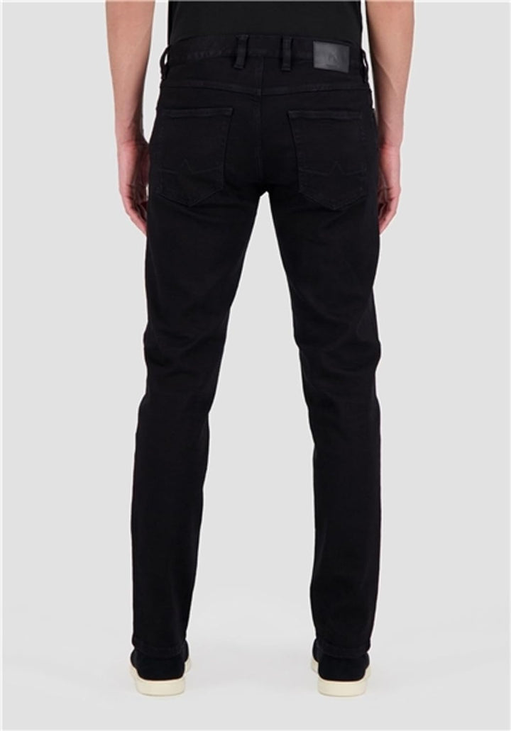 ALBERTO Regular Slim Fit Jeans Used 5 Pocket schwarz Grösse W31 L34