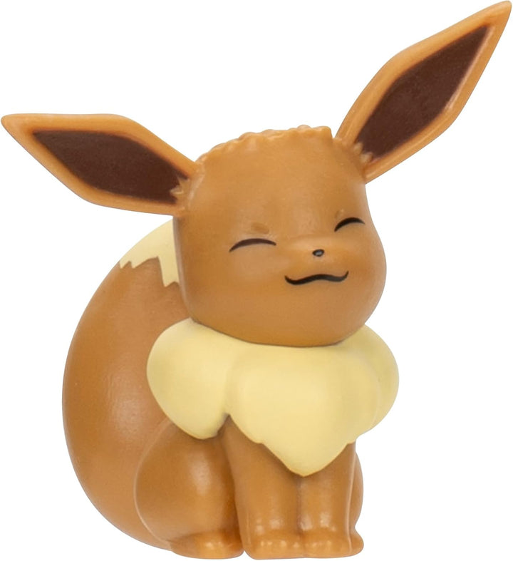 Pokémon PKW3737 - Battle Figure Set - Evoli, Gladiantri, Smettbo, offizielles Figuren Set