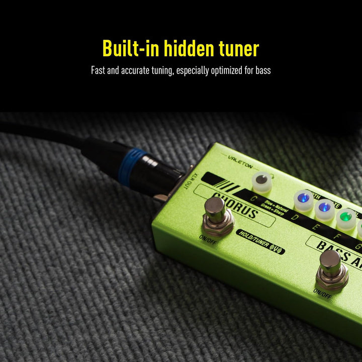 VALETON Bass Multi Effekte Pedal Stage Session Gigging Praxis Analog Amp Boost Comp Chorus Dapper Ba