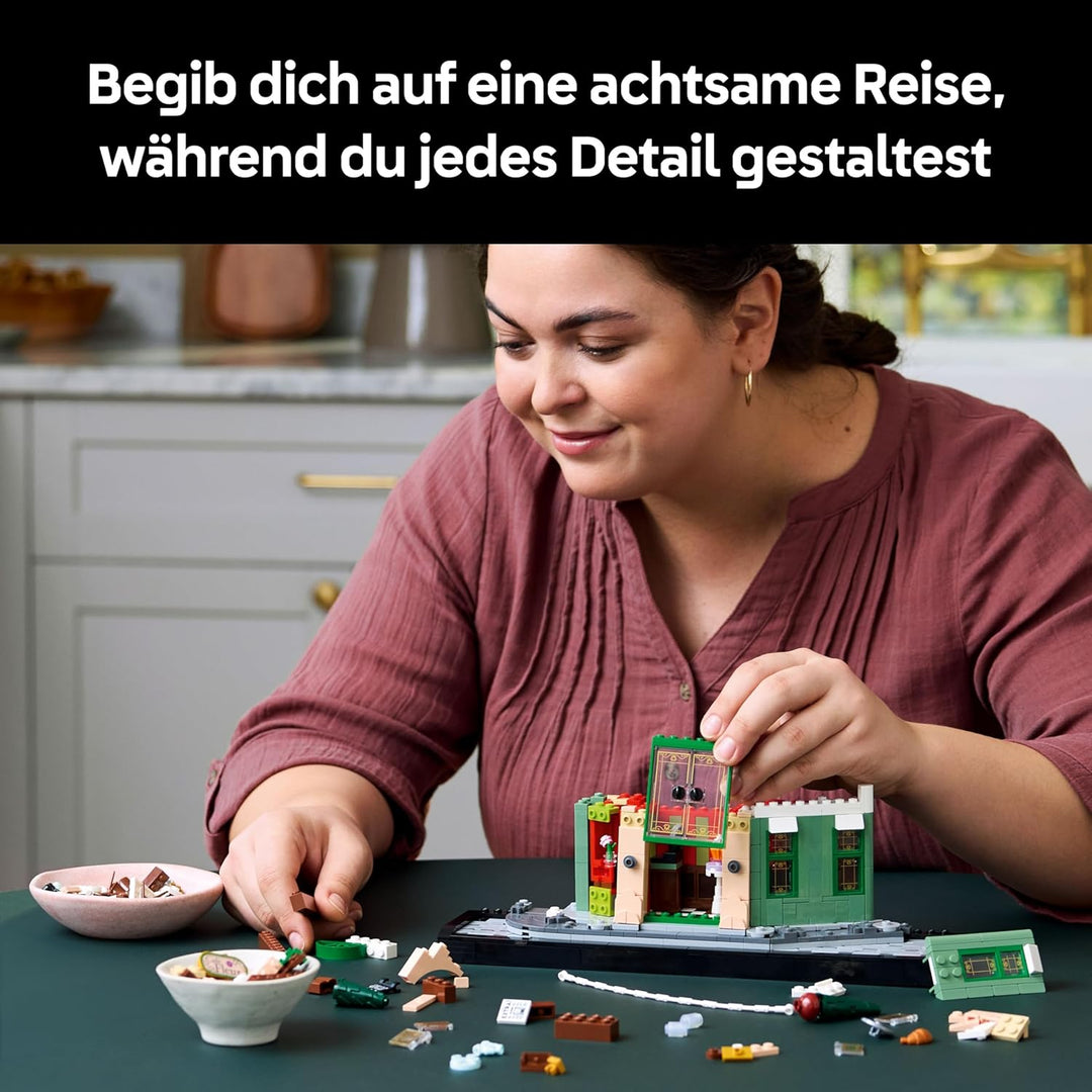LEGO Icons Französisches Café - Deko fürs Wohnzimmer oder Büro - Bauset für Erwachsene inkl. pittore