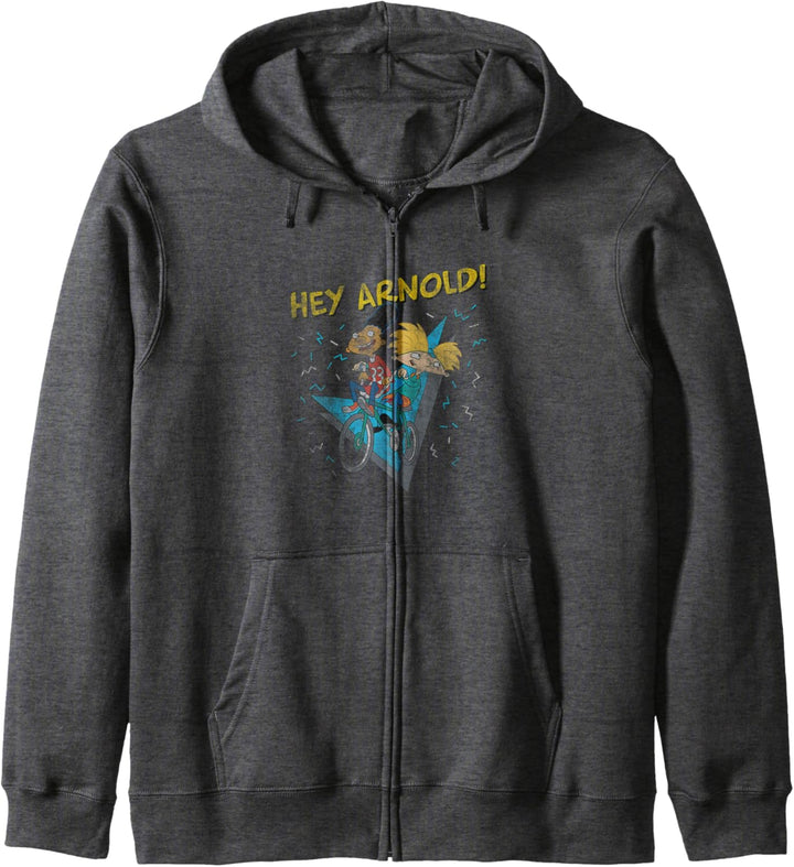 Hey Arnold! Gerald Handlebars Retro Bike Ride Kapuzenjacke