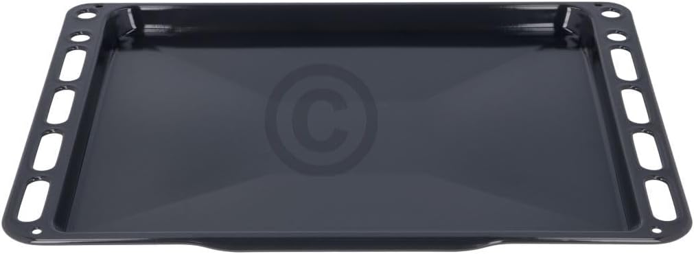 Backblech kompatibel mit smeg 480370571 schwarzes emailliertes Ofenblech Blech für Backofen