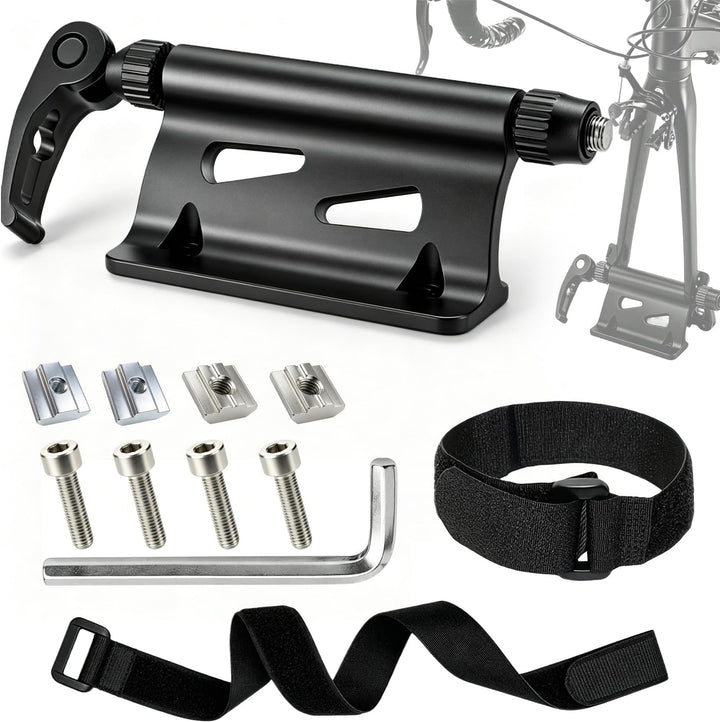 1 Stück Fahrrad Gabelhalterung Aluminium passend als Fahrrad Dachträger Zubehör für 9mm Schnellspann
