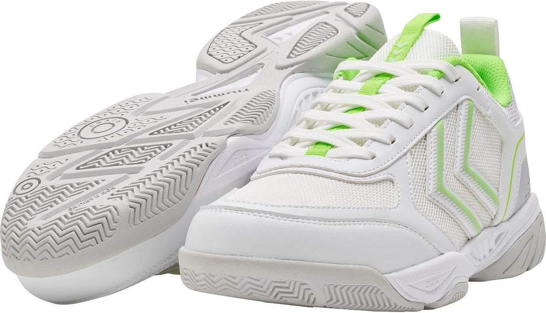 hummel Unisex Aero Team 2.0 Handball Shoe 47 EU Weiss, 47 EU Weiss