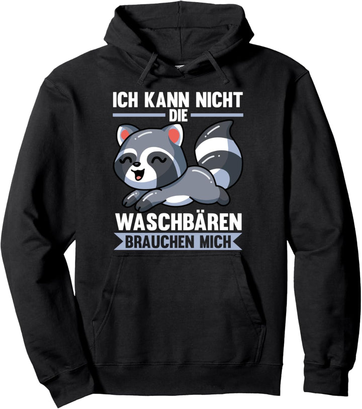Waschbären Waschbär Pullover Hoodie