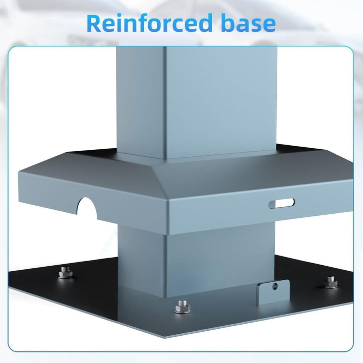 Montagestütze Eiffelturm - Pedestal Single für EV-Ladestation eMobility Wallbox, 140cm