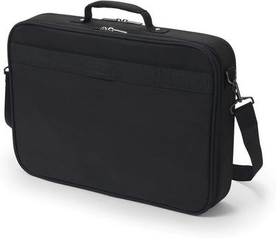 Dicota Eco Multi Plus Base 15-17.3 – Notebooktasche mit Schutzpolsterung und Dokumentenfach, schwarz