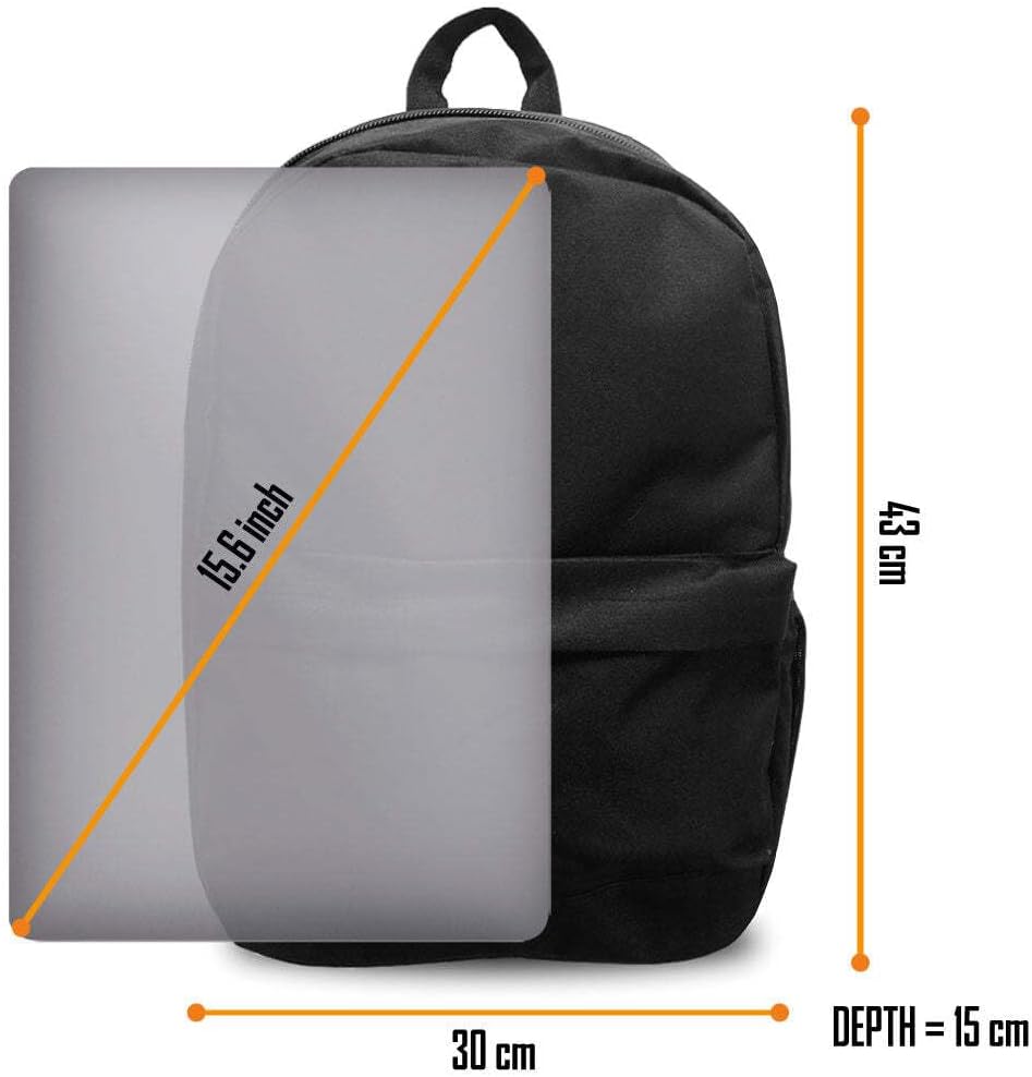 Rocksax The Beatles Backpack - Abbey Road B/W, Unisex Rucksack, Black,