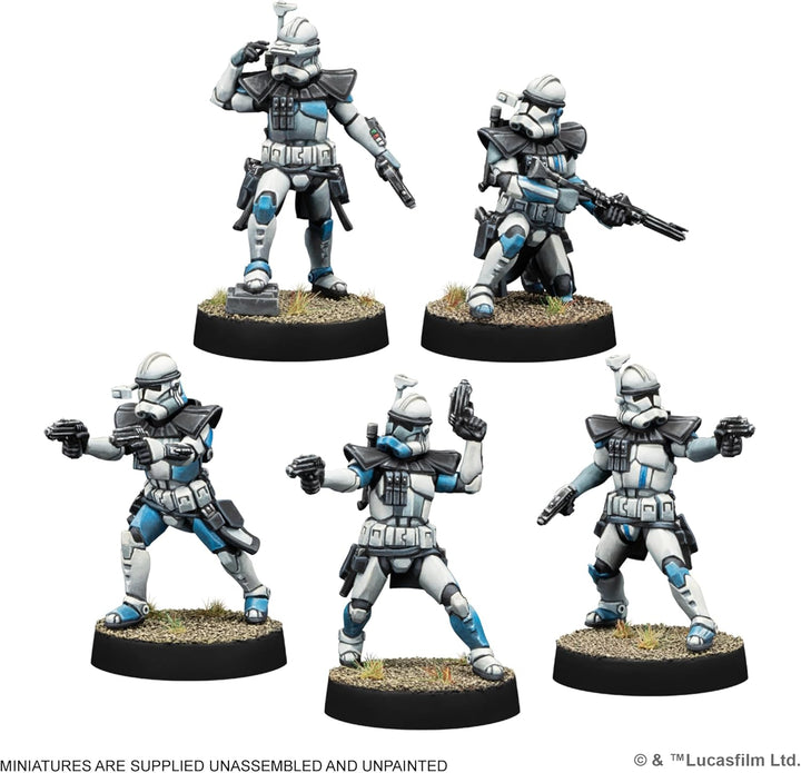 Asmodee, Star Wars: Legion – Galactic Republic Starter Set (Galaktische Republik-Starterset), Atomic