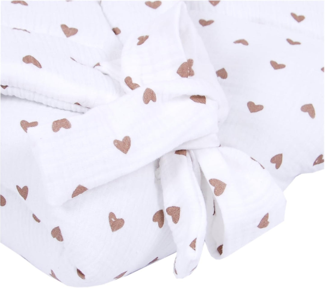 Babylux Einschlagdecke Musselin BABYHÖRNCHEN 75 x 75 cm cm Baby Neugeborene Erstaussttatung Umschlag