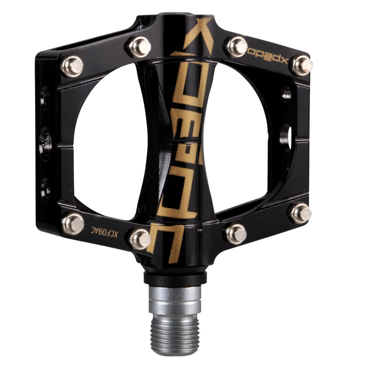 Xpedo Traverse 9 // Plattform-Pedal Schwarz, Schwarz