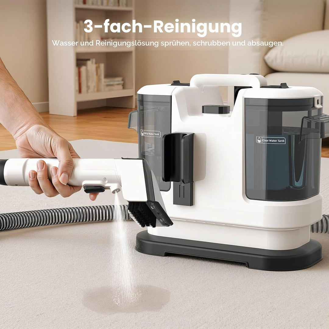 Lubluelu Powerful Suction Spot Cleaner Machine, 15KPA Handheld Upright Vacuum with Multi-Function To