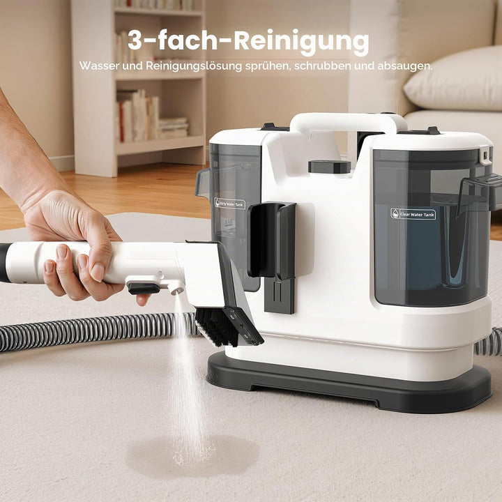 Lubluelu Powerful Suction Spot Cleaner Machine, 15KPA Handheld Upright Vacuum with Multi-Function To