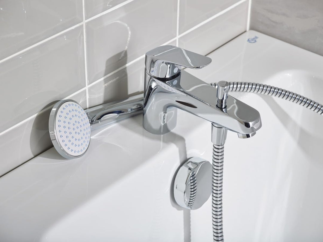 Ideal Standard B1960AA Ceraflex 1 tap Hole Brause und Wannenbatterie, Chrome, Single Lever Bath Show