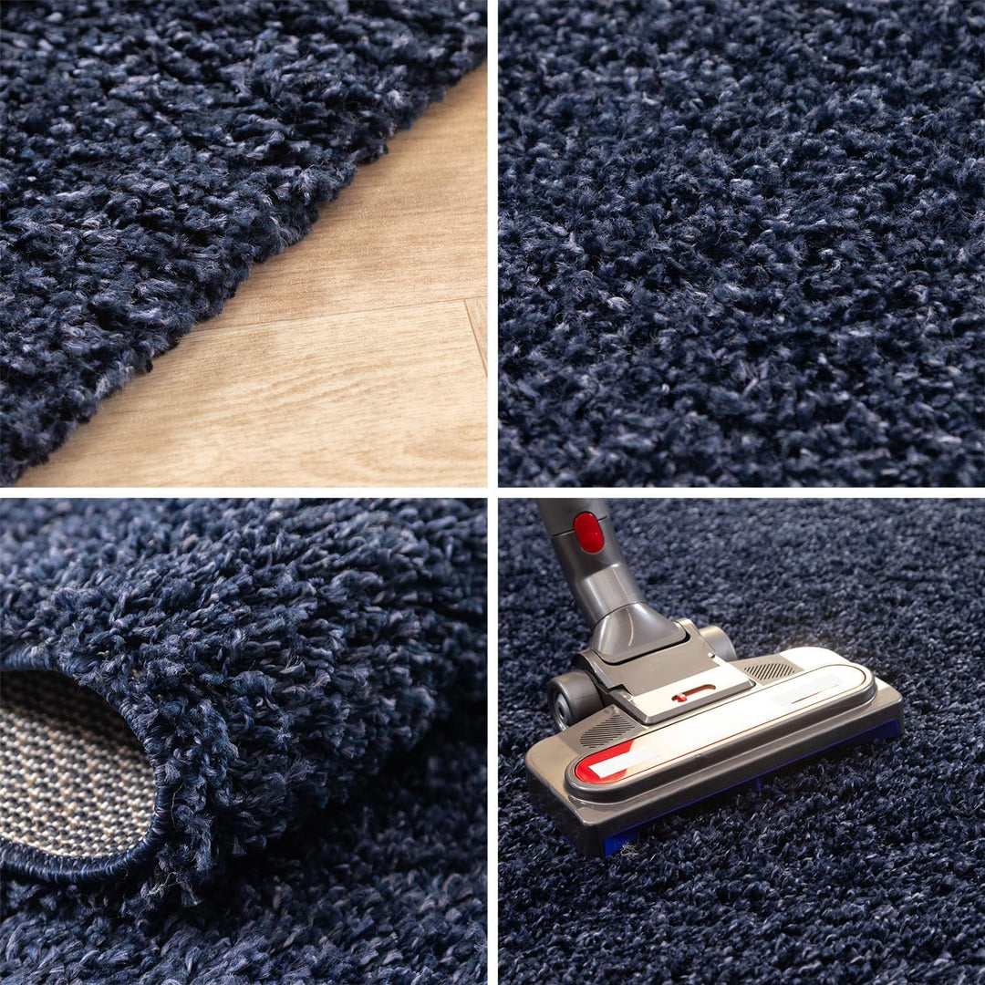 Carpettex Hochflor Teppich Wohnzimmer Shaggy Flokati Teppich Modern Einfarbig 120 x 170 cm Flur Tepp