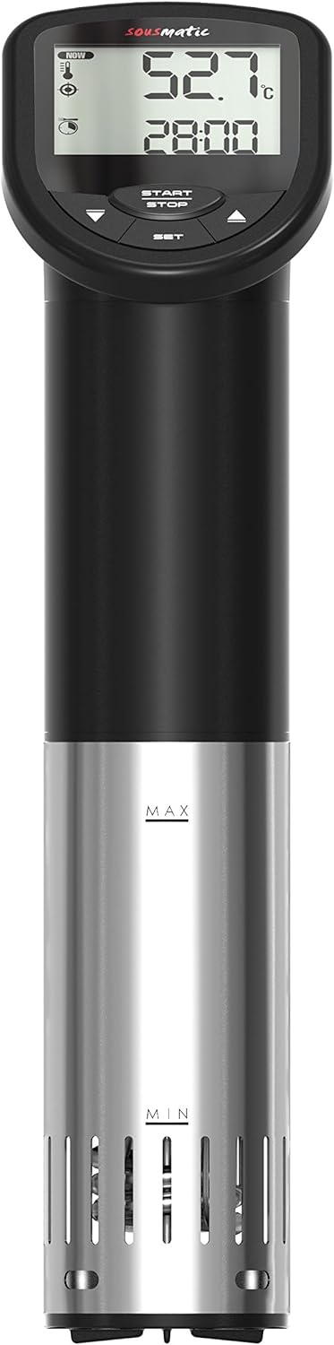 TFA Dostmann Sousmatic Sous-Vide Garen, 14.15550.01, wie aus der Spitzengastronomie, Sous-Vide Stick