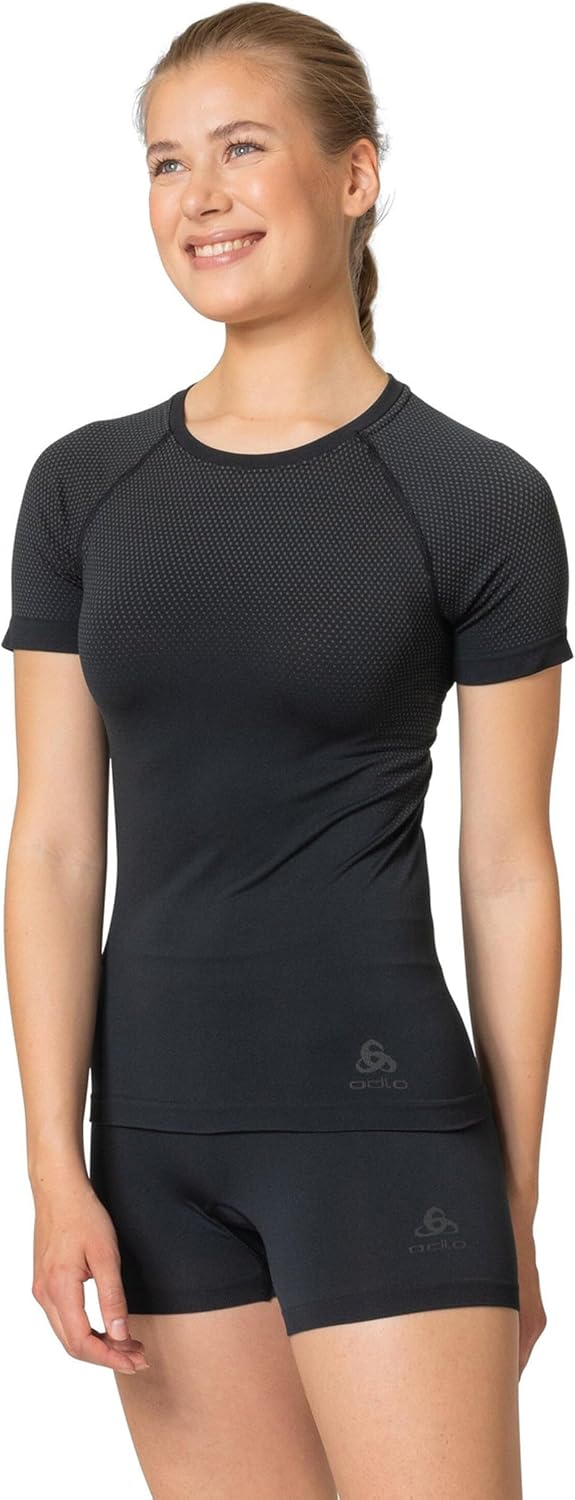 Odlo Funktionsshirt Herren Langarm Performance Light I Kompressionsshirt I Funktionsunterwäsche, Sch