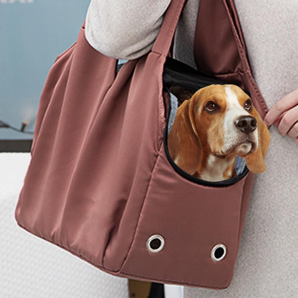 Handtasche für kleine Hunde, Katzen und Welpen, Weiche Hunde-Reisetasche, Faltbar Leicht Tragetasche