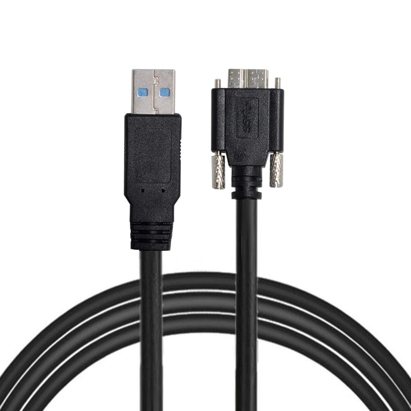 Chenyang USB 3.0 A Typ Kabel Stecker auf Micro USB 3.0 B Stecker mit Befestigungsschrauben für Kamer