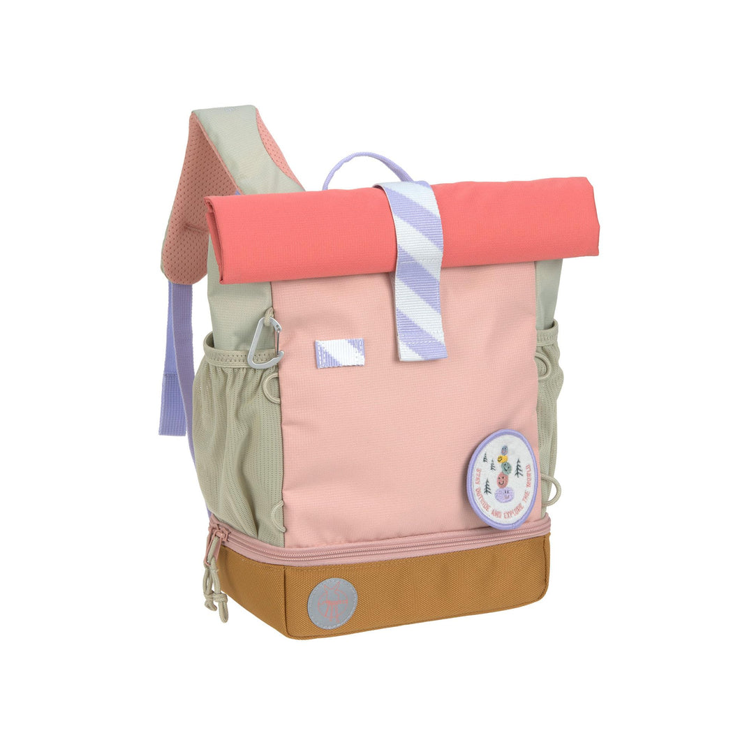 LÄSSIG Kindergartenrucksack Kinderrucksack Rolltop mit Brustgurt wasserabweisend, 11 Liter/Mini Roll