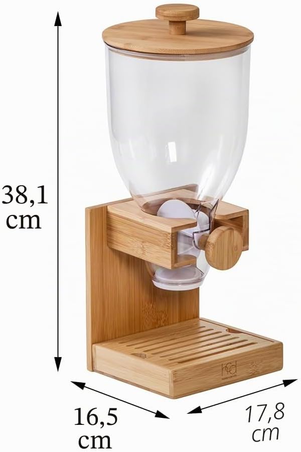 Honey-Can-Do Bambus Müslispender KCH-09867 natur