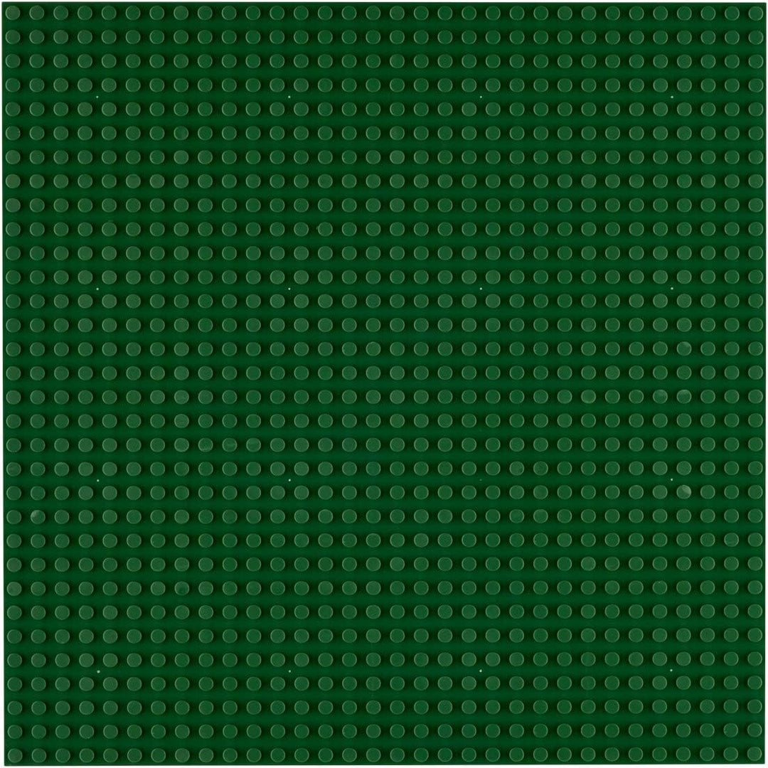 OPEN BRICKS Bauplatte, 32x32 (25,5 x 25,5 cm), Olivgrün/Olive Green, 1 Stück, Kompatibel mit Allen f