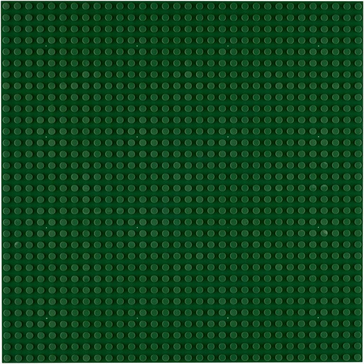 OPEN BRICKS Bauplatte, 32x32 (25,5 x 25,5 cm), Olivgrün/Olive Green, 1 Stück, Kompatibel mit Allen f