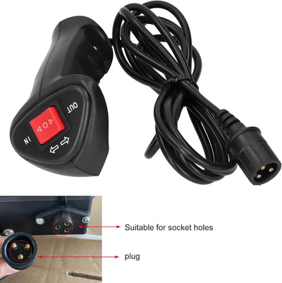 Dioche Seilwinde Auto Kabel, Universal Elektrische Seilwinde Fernbedienung Winch Remote Control mit