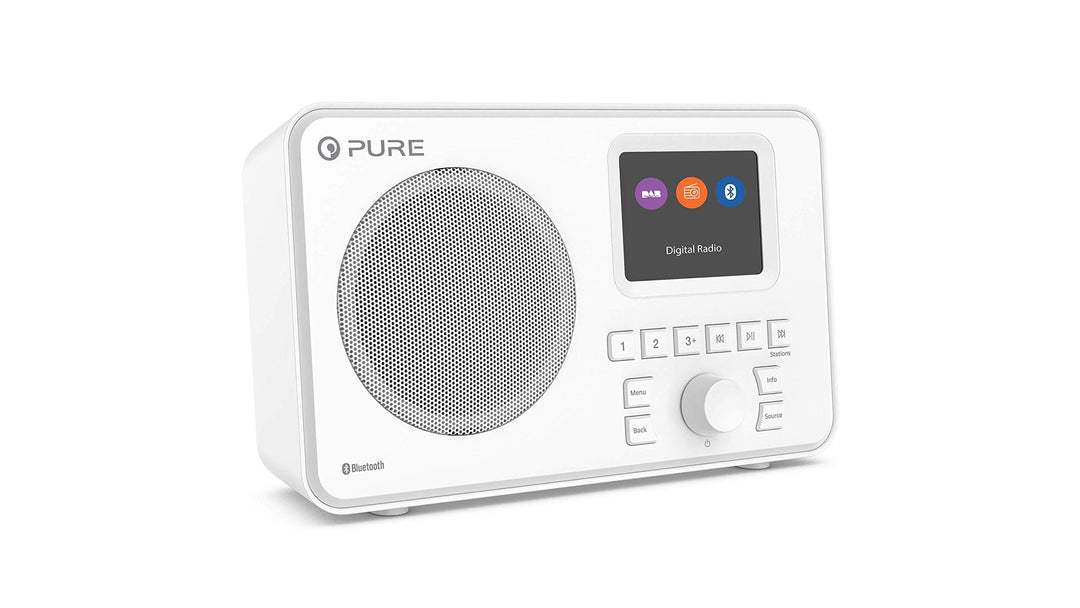 Pure Elan One tragbares DAB+ Radio mit Bluetooth 5.0 (DAB/DAB+ und UKW Radio, 2,4" TFT Display, 20 S