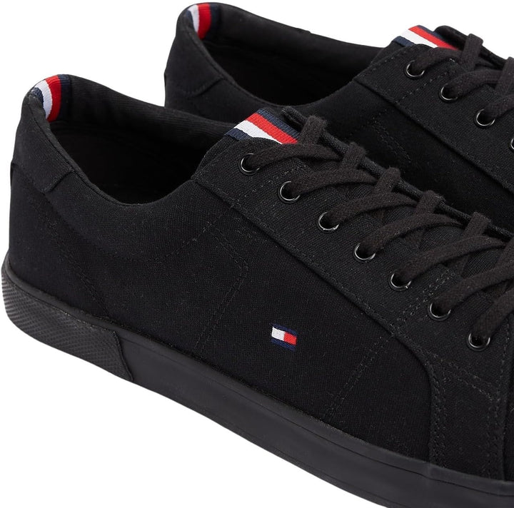 Tommy Hilfiger Herren H2285arlow 1d Vulkanisierte Sneaker 39 EU Schwarz, 39 EU Schwarz
