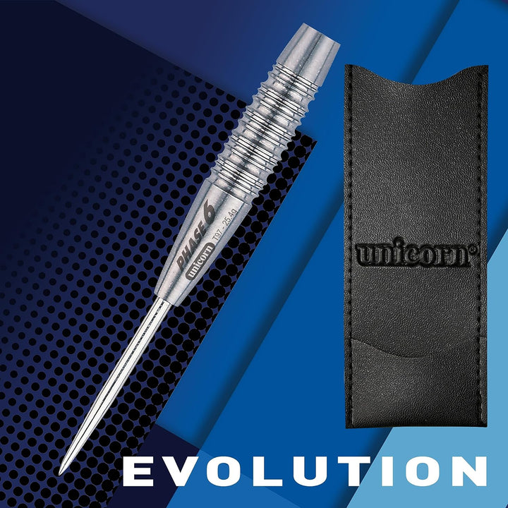 Unicorn Steel Tip Darts Barrels | Evolution Series Phase 1, 2, 3, 5 & 6 | Natural 90%, 95% & 97% Tun