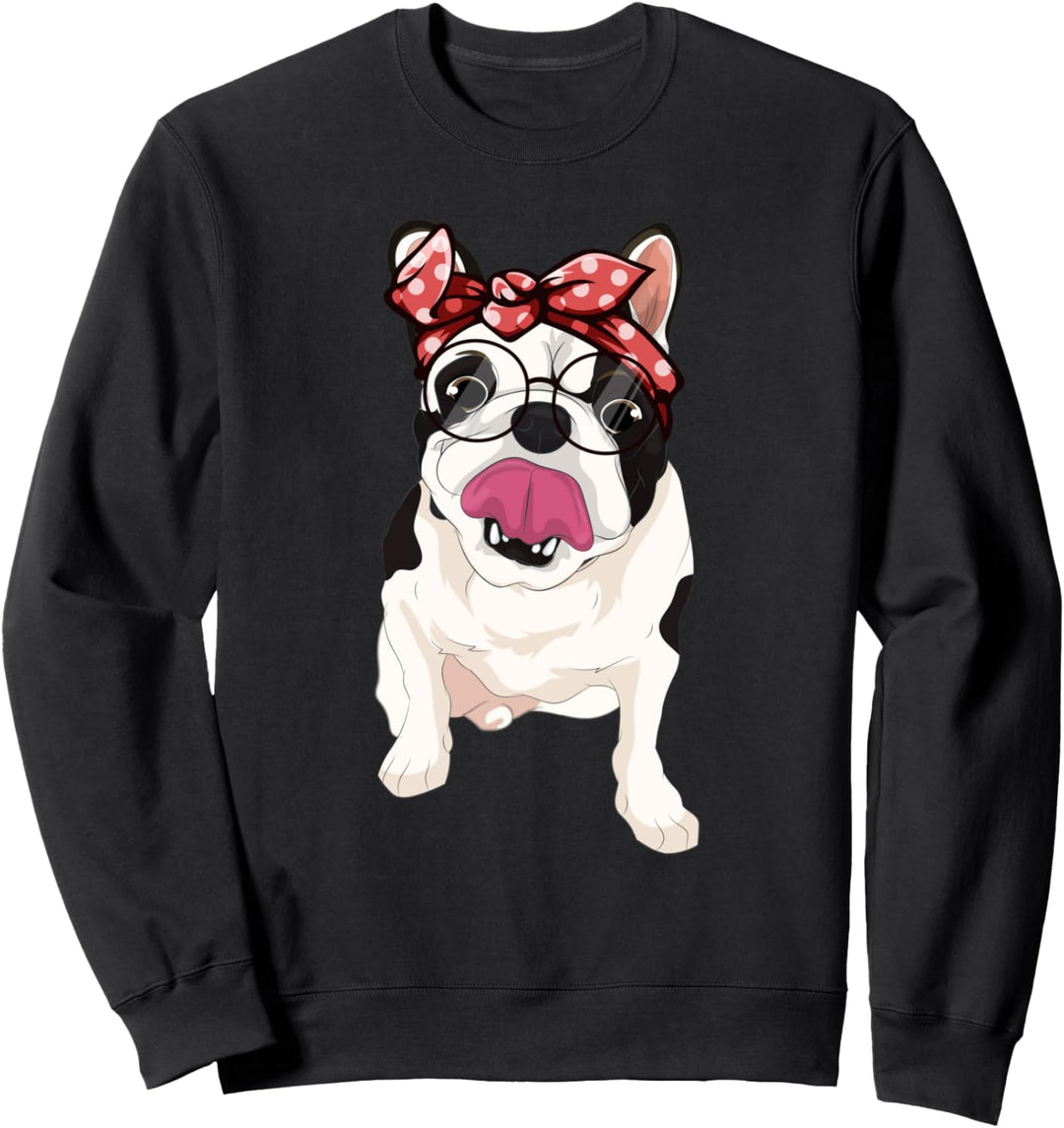 Sonnenbrille Bandana Frenchie Hund Französische Bulldogge Sweatshirt