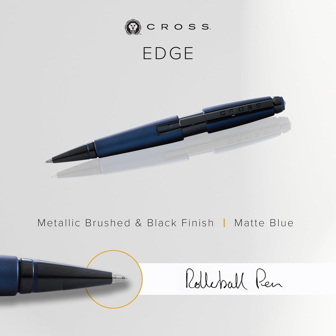 Cross Edge Rollerball (Strichstärke M, Schreibfarbe: schwarz, nachfüllbar, inkl. Premium Geschenkbox