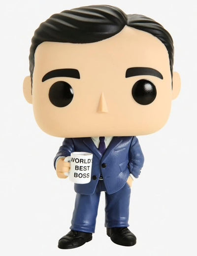 The Office – Michael Scott Funko Pop! Vinyl-Figur (gebündelt mit kompatibler Popbox-Schutzhülle)