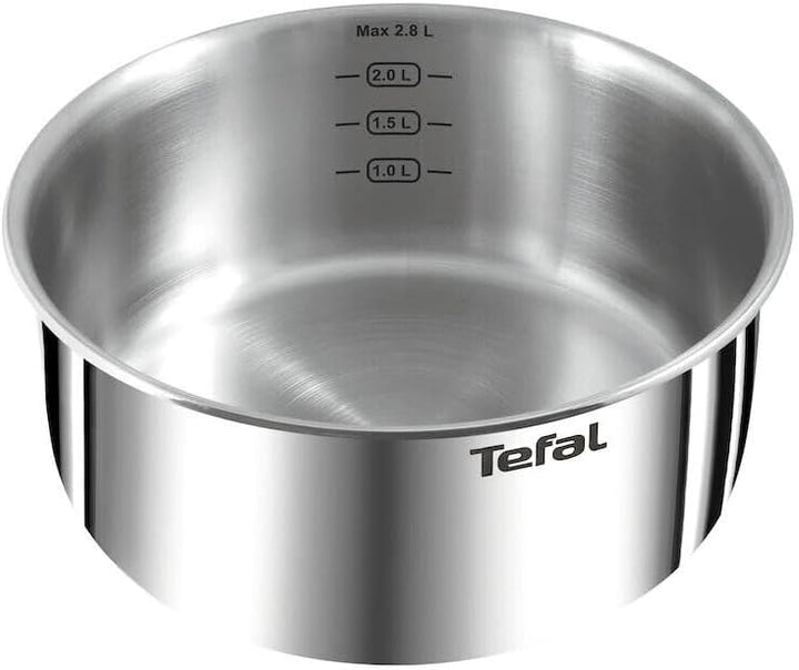Tefal Ingenio Emotion Edelstahl-Kochgeschirr-Set, 11-teilig, Töpfe 16/18/20 cm, Pfannen 22/24/28 cm,