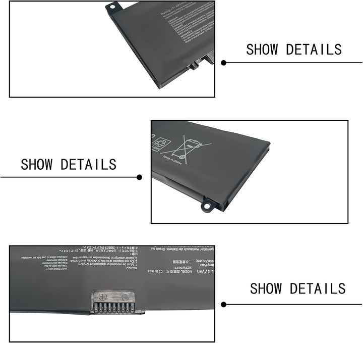 C31N1636 0B200-02580100 0B200-02580000 0B200-02580200 Laptop Batterie Ersatz für Asus VivoBook Pro 1