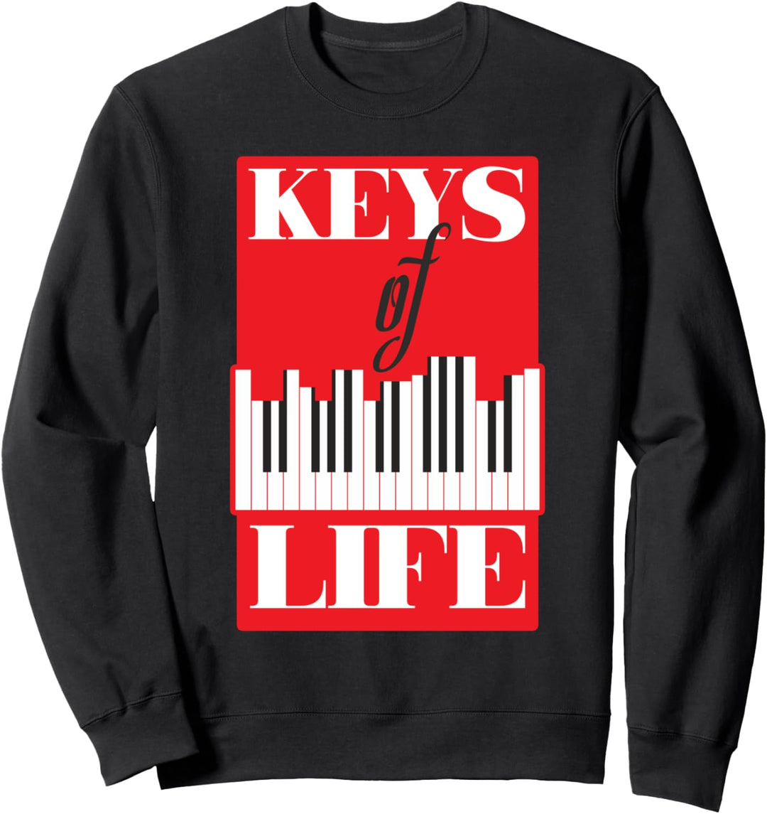 Schlüssel des Lebens Pianisten Geschenk Fun T Shirt Sweatshirt
