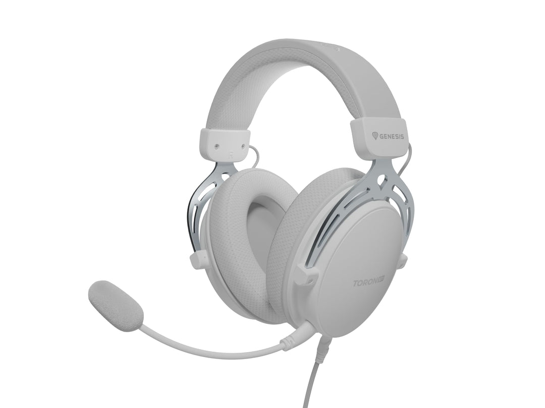 Genesis Toron 531 Gaming Headset – Over-Ear Kopfhörer mit 50 mm Treibern, abnehmbares Mikrofon, 3,5