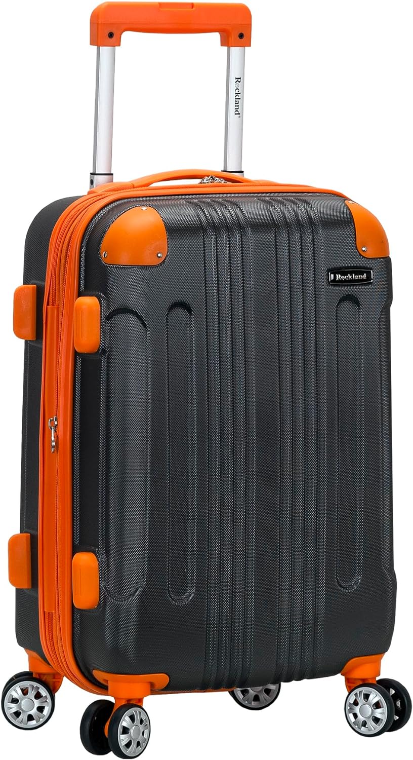 Rockland London Hardside Spinner Rad Gepäck, Dunkelgrau, Carry-On 20-Inch, London Hartschalen-Koffer