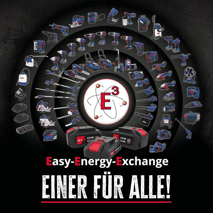 Güde Akku Nass-Trockensauger NTS 18-201-05 (18 V, Easy-Energy-Exchange, 20 l Edelstahlbehälter, Ausb
